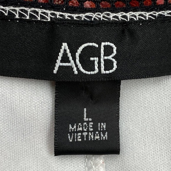 Agb Long Sleeve Printed Sweetheart Neckline Blouse - Picture 9 of 12